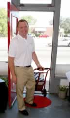 guy delivering office equipment